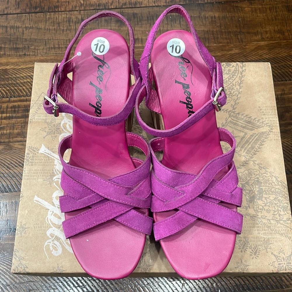 FREE PEOPLE Lisbon Mary Jane Platform  Sandals - Picture 2 of 15